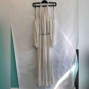 Missoni white with silver maxi dress 10 BNWT